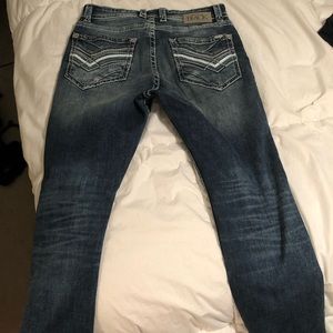 Men’s Buckle Black Jeans
